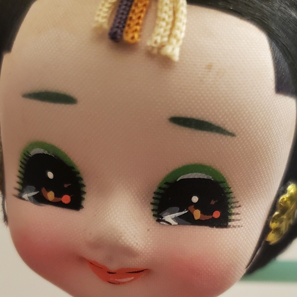 Vintage Big Eyed Anime Style Asian Korean Bradley Mod Stockinette Doll Dance - Picture 3 of 16